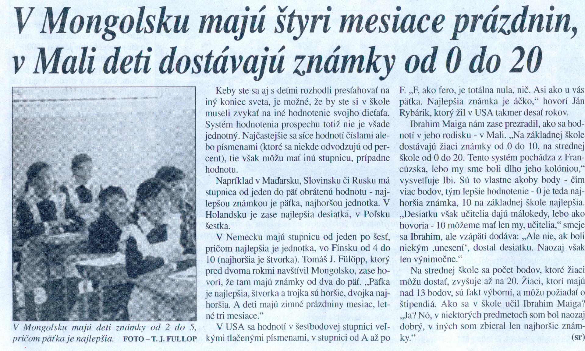 Soňa Rebrová, SME, 29. jún 2004
