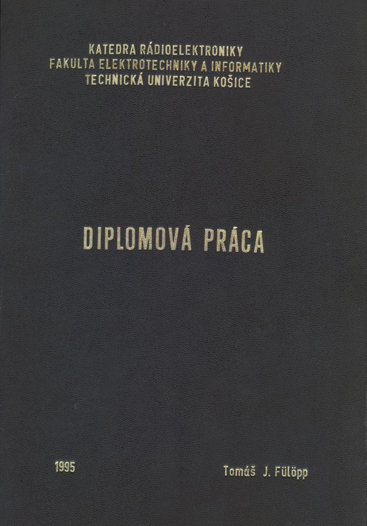Tomáš Fülöpp - Diplomová práca