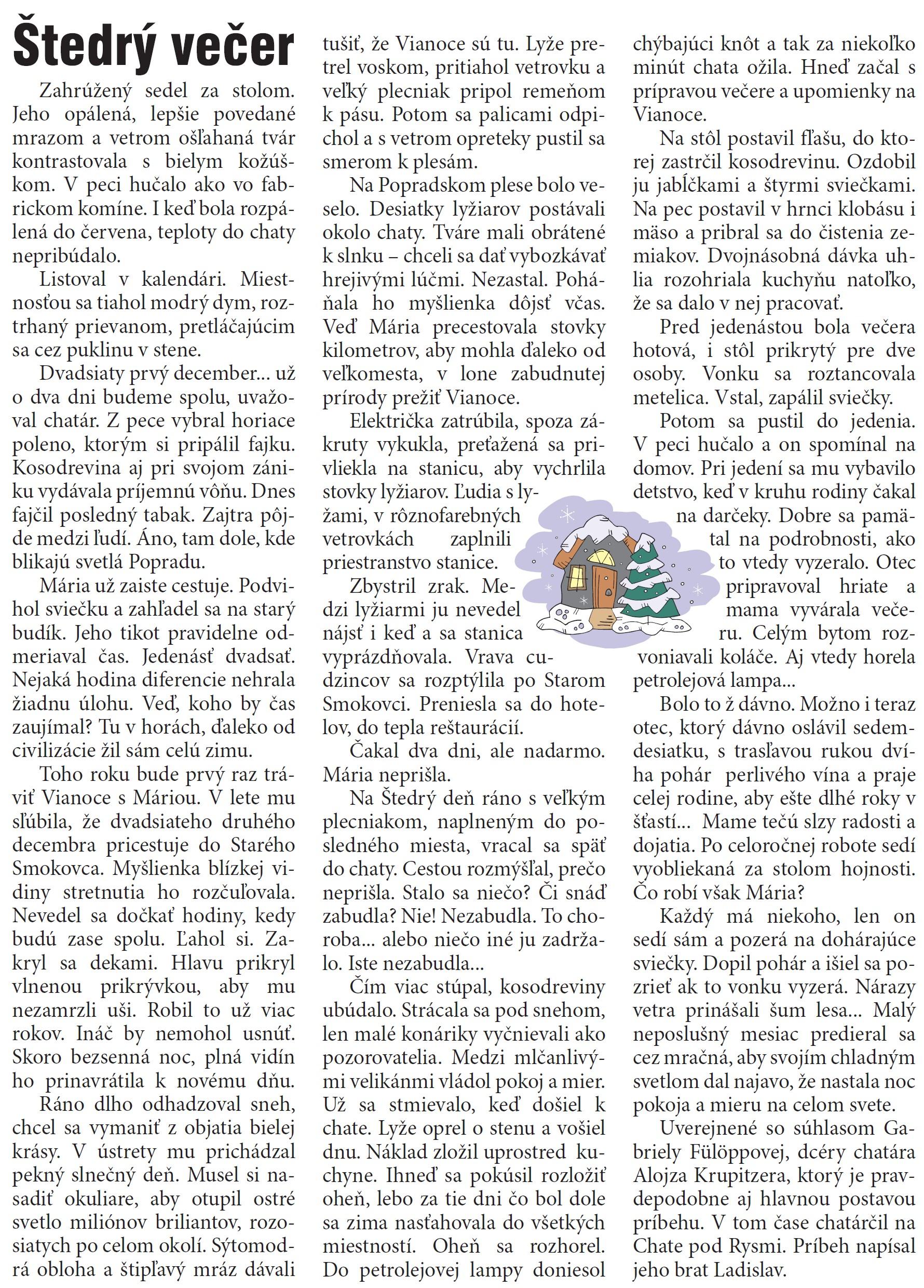 Štedrý večer - Tatranský dvojtýždenník 25-26/2014, str. 9